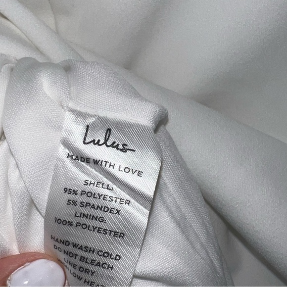 Lulu's Elegant White Midi Dress - Picture 11 of 14